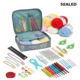 feinidier 70-Piece Crochet Hook Set with Yarn
