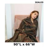 YOUR MOON 100% Pure Wool Blanket Twin Size