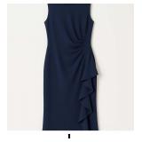 Navy Blue Sleeveless Dress