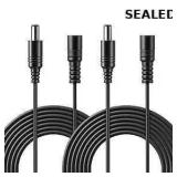 SEALED-2PCS 10ft 3M DC Power Extension Cable