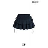 RoseSeek Women's Drawstring Bow Side Mini Skirts