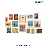 2x 365DoRoTeYa Colorful Eclectic Wall Art Prints