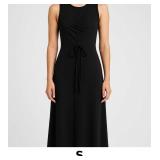 Black Sleeveless Maxi Dress