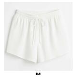 White Drawstring Shorts