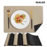 MOSAYT Vinyl Placemats Set of 6