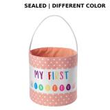 My First Easter Basket with Polka Dot and Bunny