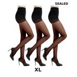 oeat 3 Pairs Women's Sheer Tights - 20D Balck Tigh