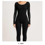 Black Long-Sleeve Bodysuit