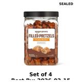 4x Amazon Grocery, Peanut Butter Filled Pretzels
