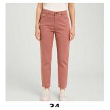 Pink Slim Fit Trousers