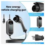 LJH Car Essentials Portable Fast EV Charger