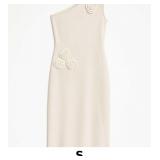 Cream One-Shoulder Dress