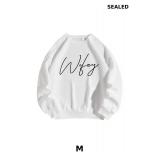 WDIRARA Women's Letter Graphic Sweatshirt Crewneck