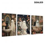 Mrnsiet 3 Pack Ghost Paint by Numbers Kit