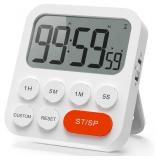 Kitchen Timer Digital Magnetic Timer Clock