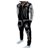 Riskrole Menï¿½s Hoodie Tracksuit Set 2 Pieces