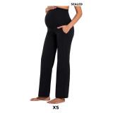 Sunzel Maternity Wide Leg Pants Over Belly Flowy