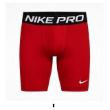 Red Athletic Compression Shorts