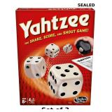 3x Hasbro Gaming Yahtzee Game