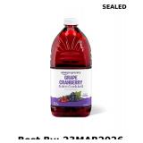 Amazon Grocery, Grape Cranberry Juice Cocktail