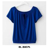 Blue Off-Shoulder Top