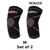 2x Copper Elbow Compression Sleeve 1 Pair
