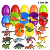 SpringFlower Filled Easter Egg With Dinosaur Toy