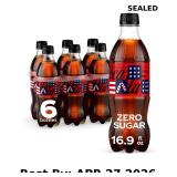 Coke Zero Sugar Diet Soda Soft Drink, 16.9 fl oz,