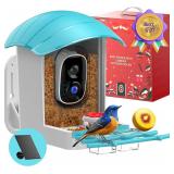 Bird Feeder with Camera Solar Powered