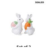 2x Easter decorations - easter bunny decorations