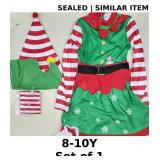 IKALI Christmas Santa Claus & Elf Costume