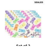 2x XCHI Colorful Watercolor Cute Bunny Rabbits...