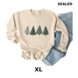 Yimoya Leopard Merry Christmas Tree Sweatshirt