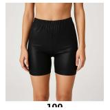 Black Shiny Bike Shorts