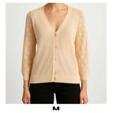 Light Beige Knit Cardigan