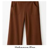 Brown Wide-Leg Pants