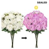 SNAIL GARDEN Color Changing Artificial Roses