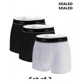 2x Men's Underwear Boxer Brief Regular Long Pack