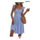 FENSACE Summer Cute Sweetheart Neckline Sundresses