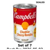 7x Campbellï¿½s Condensed Kids Cheddar CheesySoup