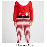 Red and White Striped Holiday Onesie