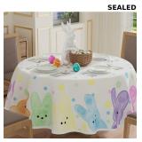 XCHI Colorful Dots Cute Bunny Watercolor Rabbits