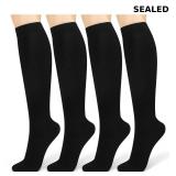 Vanjua 4 Pairs Compression Socks for Women Men