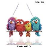 2x VNRGG Adult Bird Diamond Art Pendant SetDIY