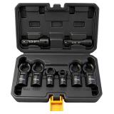 ELEAD Long Flex Head Crows Foot Line Wrench Set