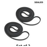 2x [2 Pack] 341241 Dryer Drum Belt