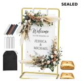 Wedding Welcome Sign Stand 68 x 31 x 20 Inch