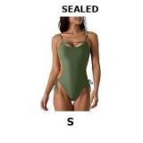 Women's One Piece Swimsuits Cut Out Strap Swimwear