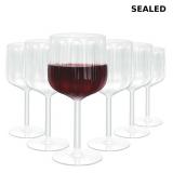 Plastic Wine Glasses 14oz Set of 6