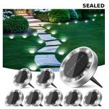Peasur Solar Ground Lights Outdoor